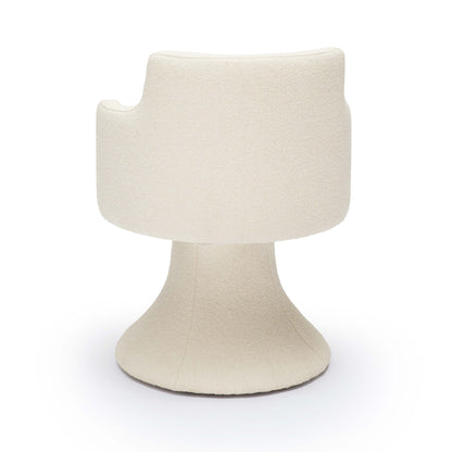 Jeffree - Performance Boucle Swivel Dining Chair