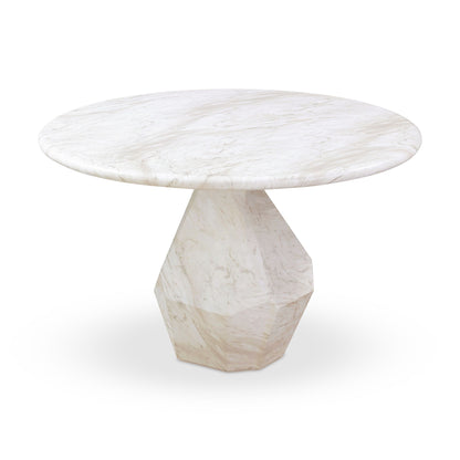 Esme - 48" Indoor / Outdoor Round Dining Table - White