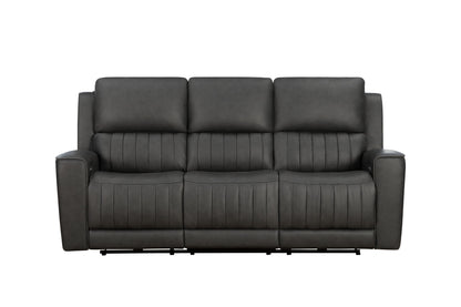 Pierce - Power Sofa With Power Recline, Power Headrest (Drop Down Table With Two Cup Holders)-Zero Gravity, Lumbar