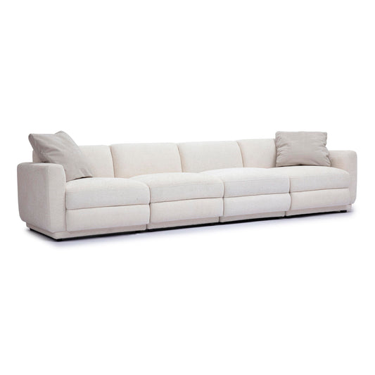 Perry - Modular Long Sofa - Cream