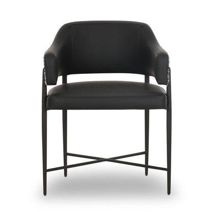 Sezanne - Vegan Leather 2-Tone Dining Chair