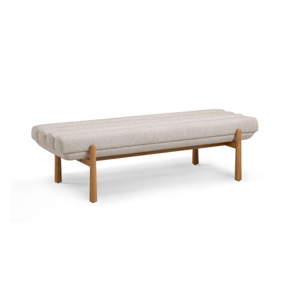 Julianna - Textured Fabric Bench