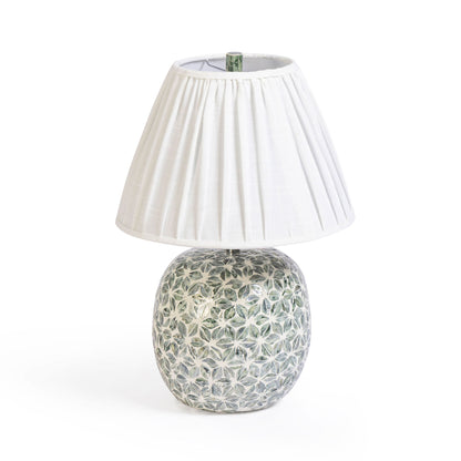Yaya - Capiz Shell Table Lamp - Green