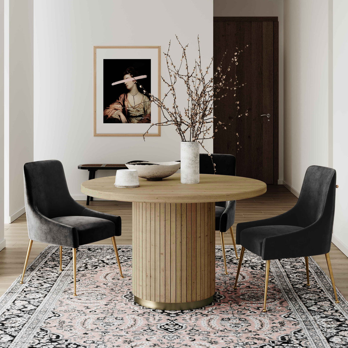 Chelsea - Ash Wood Round Dining Table