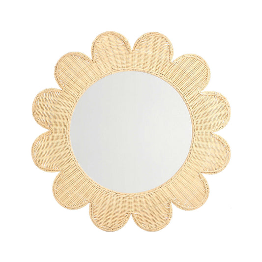 Coralie - Rattan Round Mirror