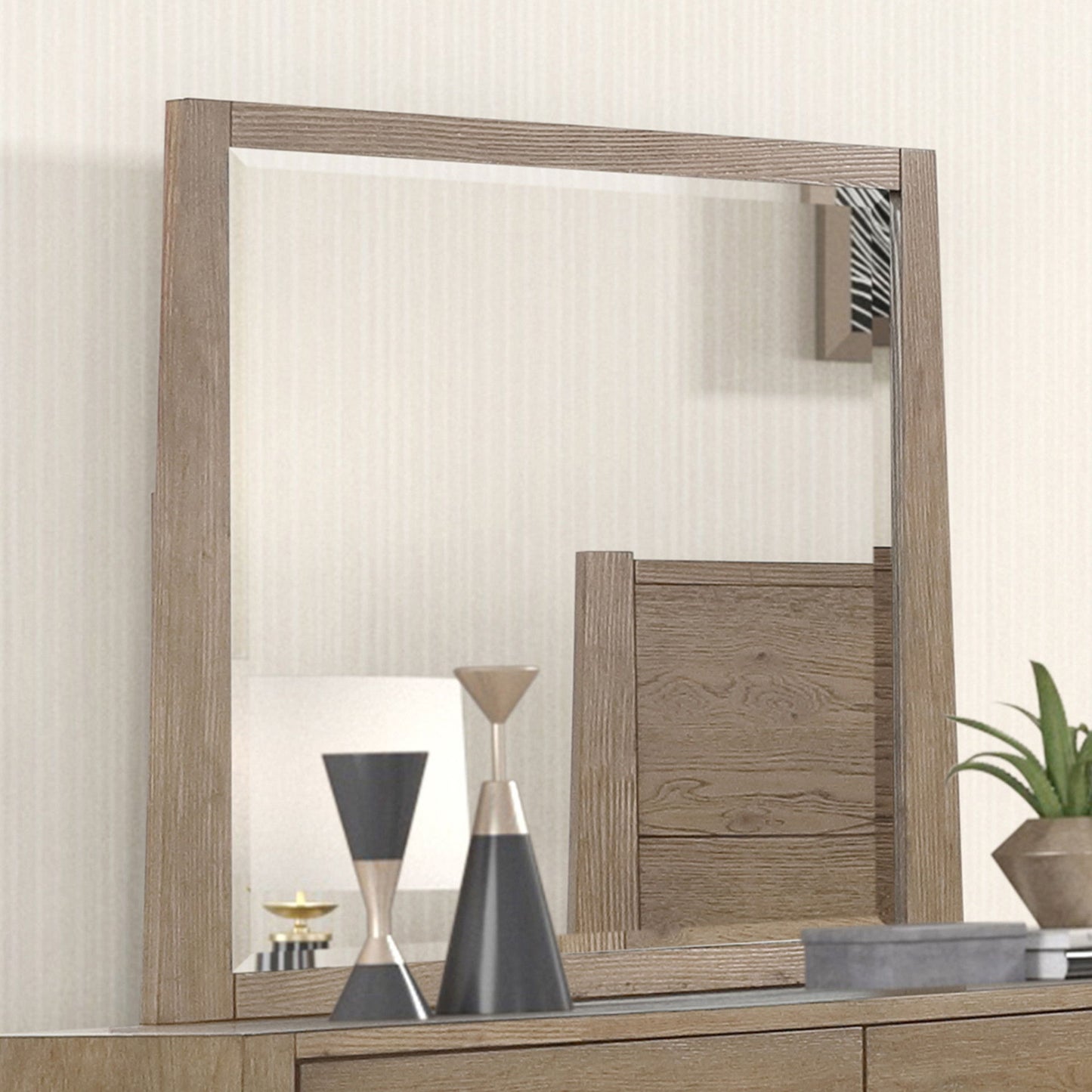 Viera - Landscape Mirror - Natural Oak