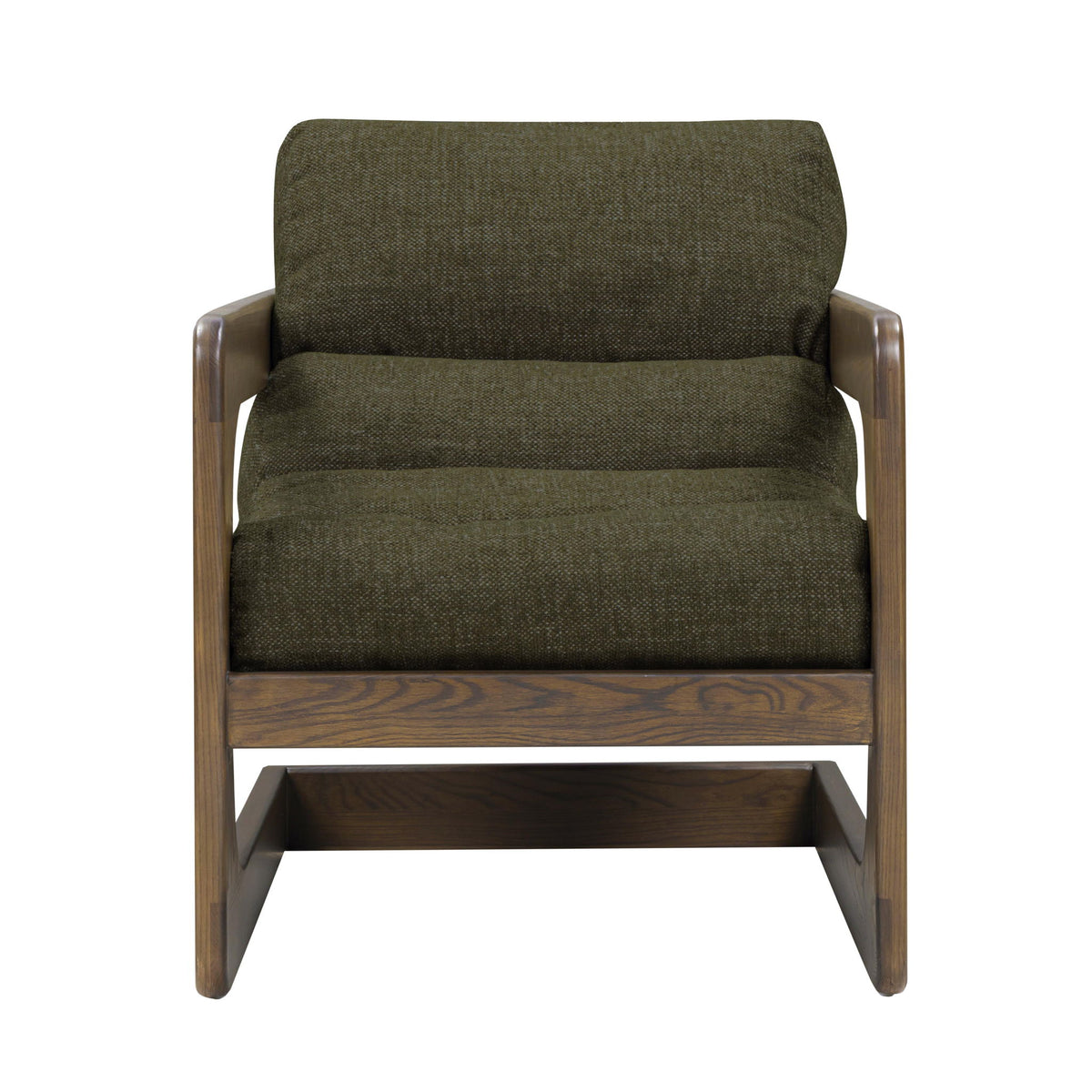Palma - Textured Weave Accent Chair With Brown Base