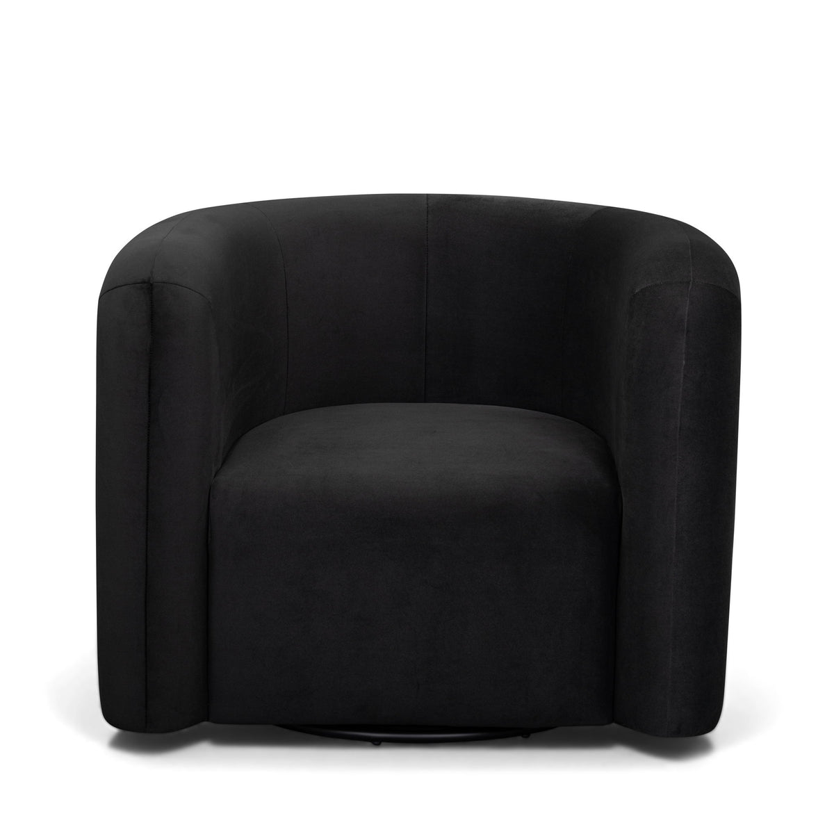 Curves - Velvet Swivel Accent Chair
