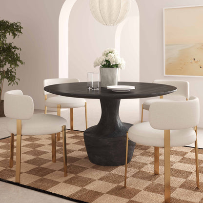 Gevra - Dining Table - Black