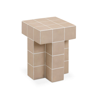 Alma - Tile Concrete Indoor/Outdoor Side Table
