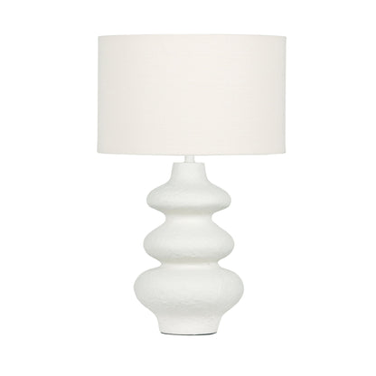 Riviera - Textured Table Lamp - Cream