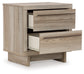Hasbrick King Panel Headboard with Mirrored Dresser, Chest and 2 Nightstands