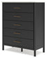 Full Upholstered Panel Bed with Mirrored Dresser and Chest