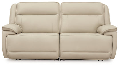 Double Deal 2-Piece Power Reclining Loveseat Sectional