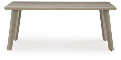 Cliff Trails RECT Dining Table w/UMB OPT