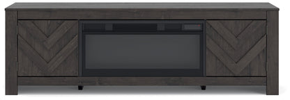 Cayboni 71" TV Stand with Electric Fireplace