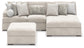 Cuddle Plush 3-Piece Sectional with Chaise