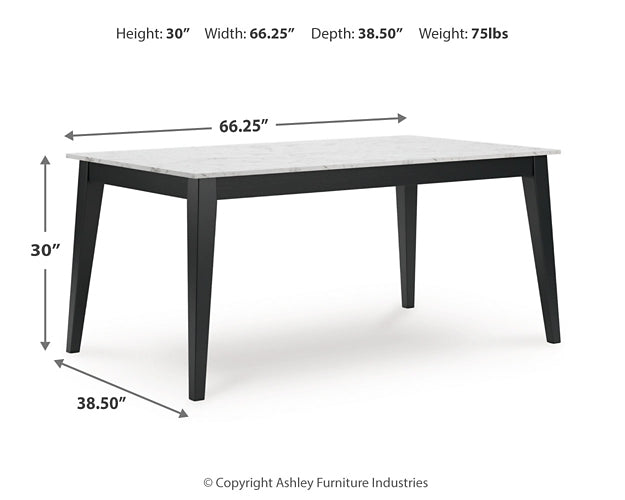 Jettaya Rectangular Dining Room Table