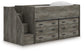Frandern Twin Loft Bed with Drawer Storage
