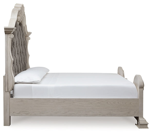 Bruchandi King Upholstered Panel Bed