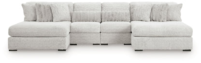 Cuddle Plush 4-Piece Sectional with Chaise
