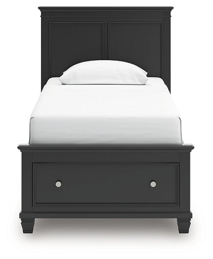 Lanolee Twin Panel Storage Bed