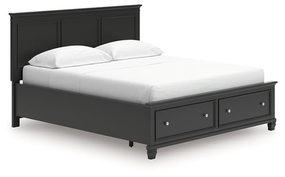 Lanolee California King Panel Storage Bed