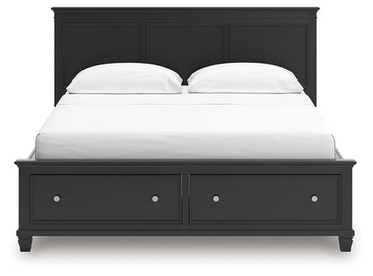 Lanolee California King Panel Storage Bed
