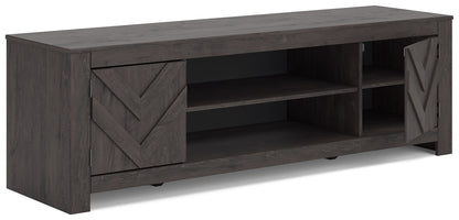 Cayboni LG TV Stand w/Fireplace Option