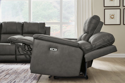Bleckley PWR REC Sofa with ADJ Headrest