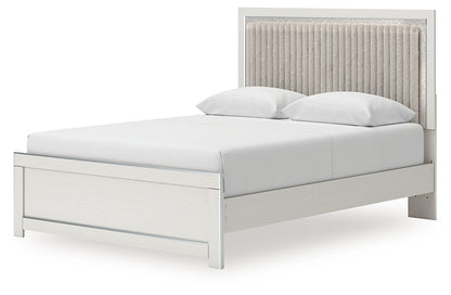 Zuraleus Queen Upholstered Panel Platform Bed
