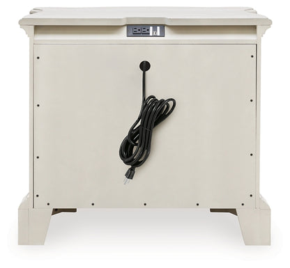 Arlendyne Queen Upholstered Bed with Mirrored Dresser, Chest and Nightstand