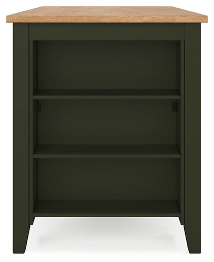 Gesthaven Counter Height Dining Table and 2 Barstools