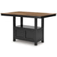 Wildenauer Counter Height Dining Table and 4 Barstools