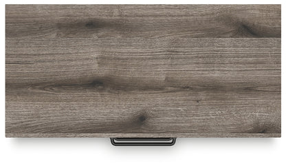 Graystorm Full Panel Bed with Mirrored Dresser, Chest and Nightstand