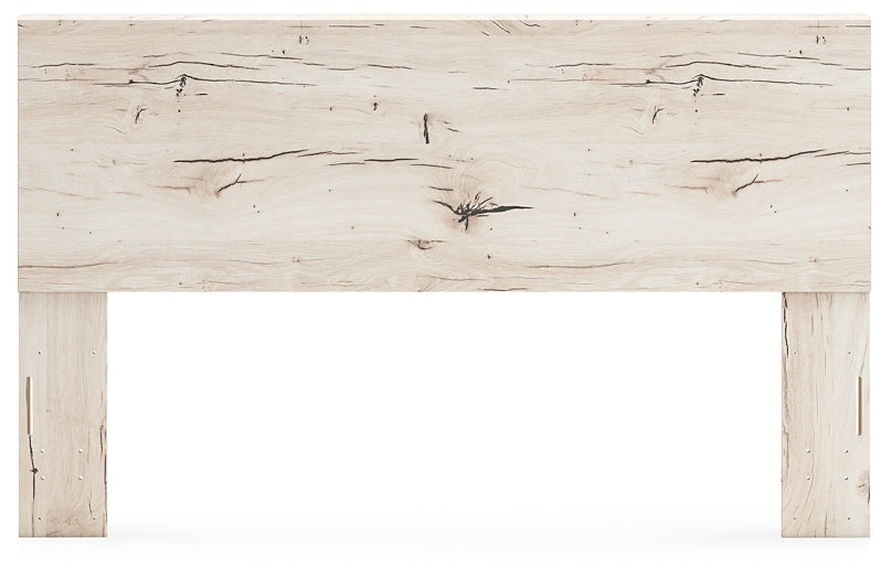 Lawroy King Panel Headboard with Mirrored Dresser and Nightstand