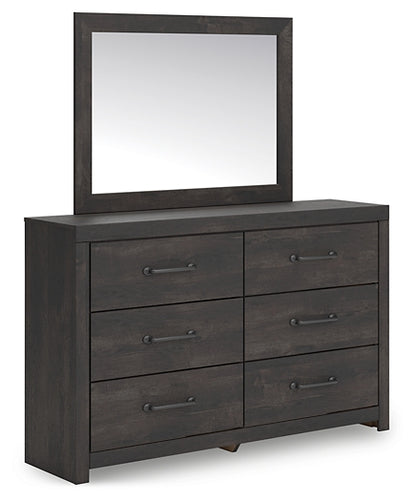 Hollivern Twin Panel Storage Bed with Mirrored Dresser, Chest and Nightstand