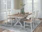 Purlaney Dining Table and 4 Chairs