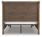 Feddinger Queen Storage Sleigh Bed with Mirrored Dresser, Chest and Nightstand