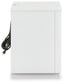 Chalanna King Upholstered Storage Bed with Mirrored Dresser, Chest and Nightstand