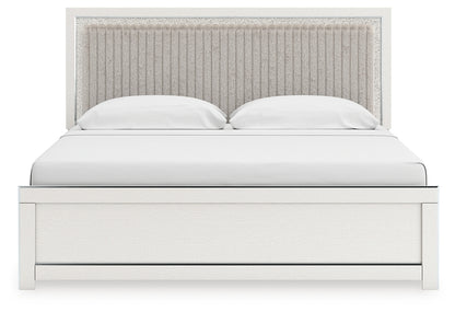 Zuraleus King Upholstered Panel Bed
