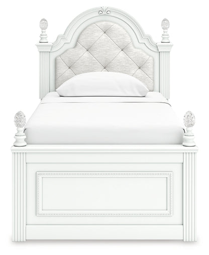 Kozlani Twin Upholstered Panel Storage Bed