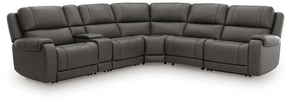 5Z - Pittson 6-Piece Power Reclining Sectional