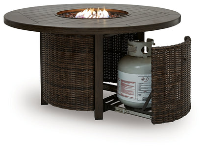 Monterey Point Round Fire Pit Table