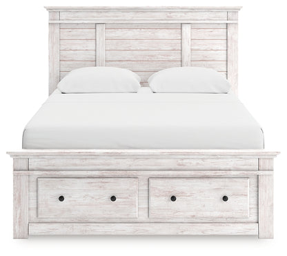 Makidern Queen Panel Storage Bed