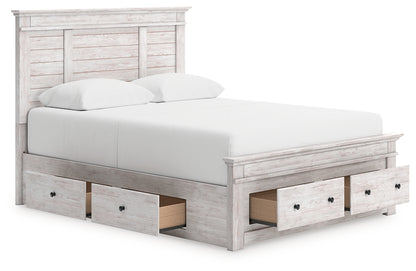 Makidern Queen Panel Storage Bed