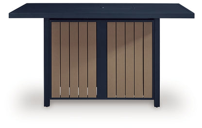 East Beach RECT Bar Table w/Fire Pit