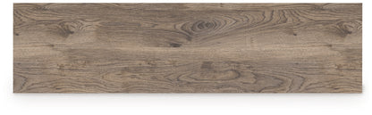 Rusticott King Panel Bed with Mirrored Dresser and Nightstand