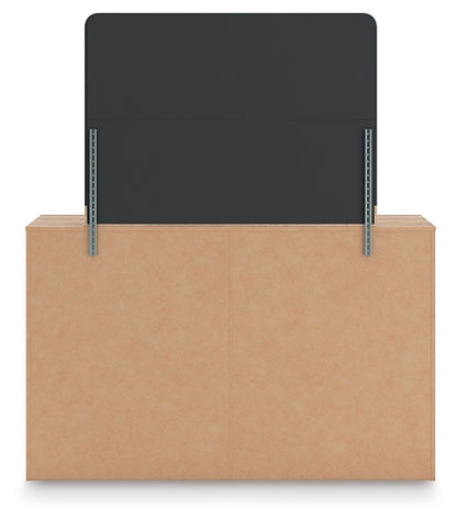 Kinlanni Queen Upholstered Panel Bed, Dresser, Mirror and Nightstand