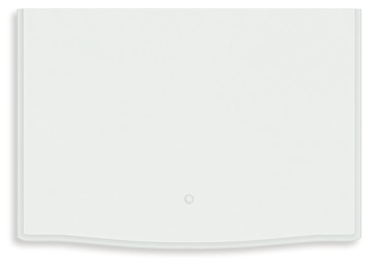 Kozlani Full Upholstered Panel Storage Bed, Dresser, Mirror and Nightstand